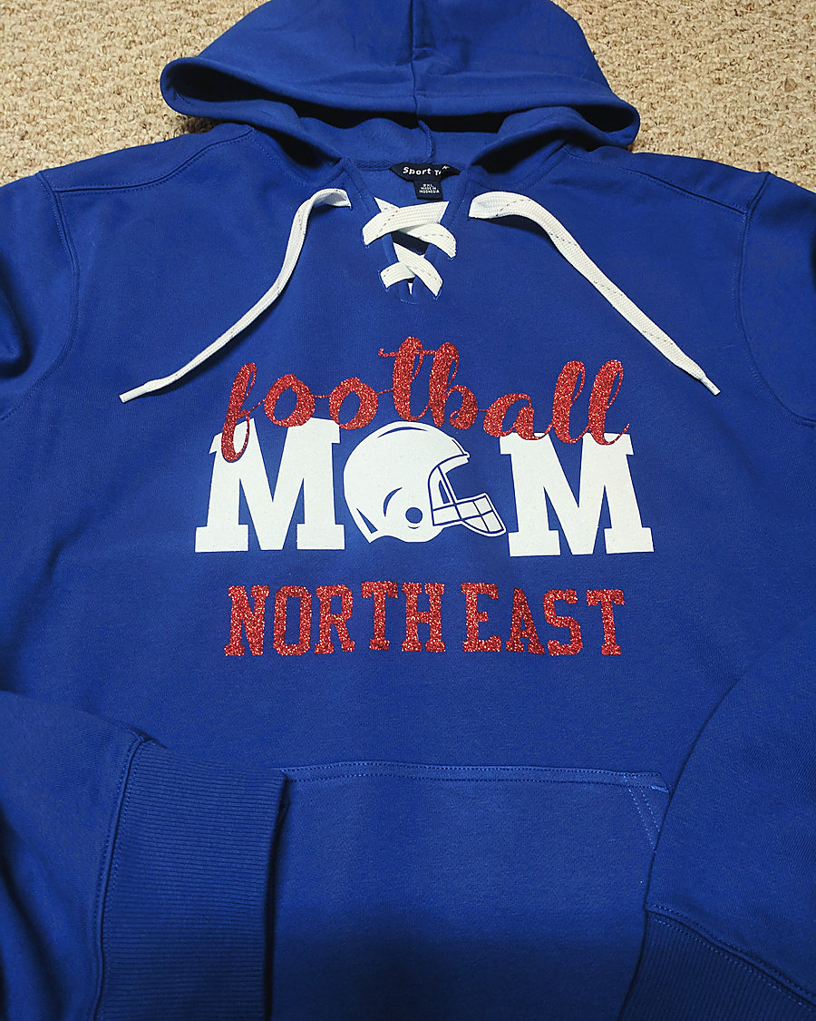 A Football Mom, North East hoodie