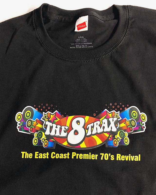 The 8 Trax band shirt in full colour
