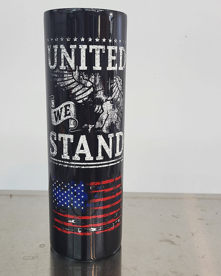 A United We Stand tumbler